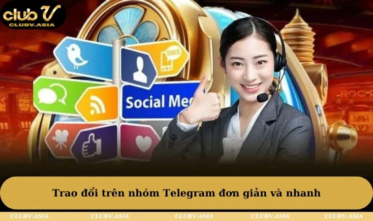 Trao đổi trên nhóm Telegram đơn giản và nhanh